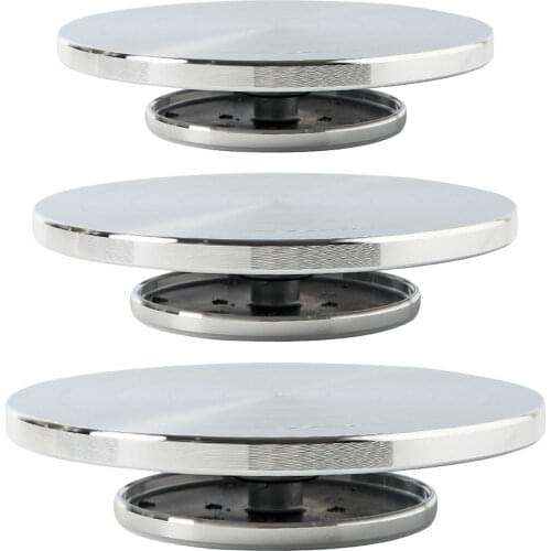 Double-Sided Pottery Wheel Aluminum Turntable Pottery Wheels Forming Turntable Sculpture Ceramic DIY Clay Tool