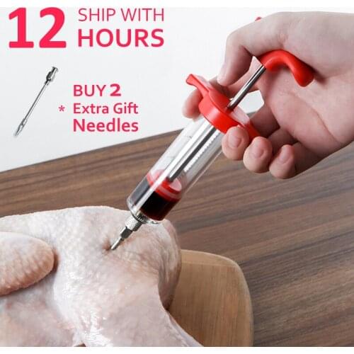 Flavor needle Turkey pork bbq steak meat sauces syringes marinades kitchen accessories Spices cooking tools kitchen gadgets beef