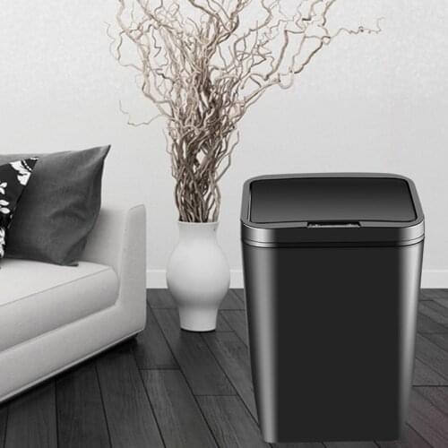 Intelligent Induction Automatic Trash Home Living Room Bedroom Kitchen Bathroom Electric With Cover Mute Smart Home With Battery