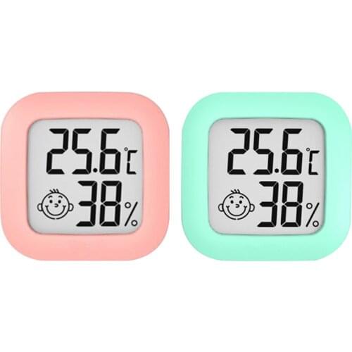 Mini Indoor Thermometer Home Electronic Digital Temperature Baby Room Hygrometer Gauge Sensor Humidity Meter Monitor