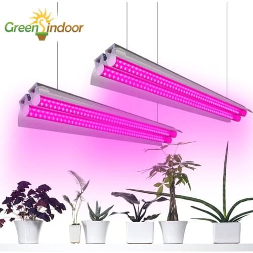 100W Double Tube Grow Light Strips LED Lamp For Plants Full Spectrum Phytolamps Growing Lights For House Seedlings Indoor Lamps