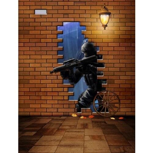 LIFE MAGIC BOX Backdrop 3D Street Fighting Baby Photo Ideas Backgrounds For Photography Studio S-2437