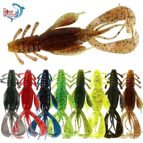RoseWood 5pcs/Lot 10.3cm 10.4g Soft Bait Double Sided Style Fishing Lures Perfect Creature Fish Lure For Deep And Shallow Waters
