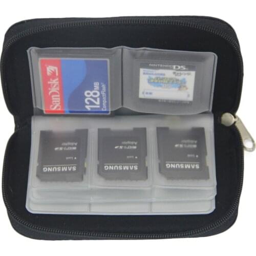 22 Slot Card Sets Multi-card Memory Card Package Micro SD MMC CF Memory Card Carrying Bag