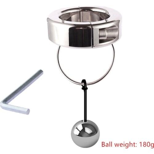 Testicle Balls Scrotum Pendant Ball Stretchers Cock Ring Locking Real Men CBT Sex Product Drop shipping