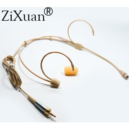 Professional Ear Hanging Headset Headworn Microphone Condenser Hypercardioid Mic for Sennheiser Shure Wireless Microphone System