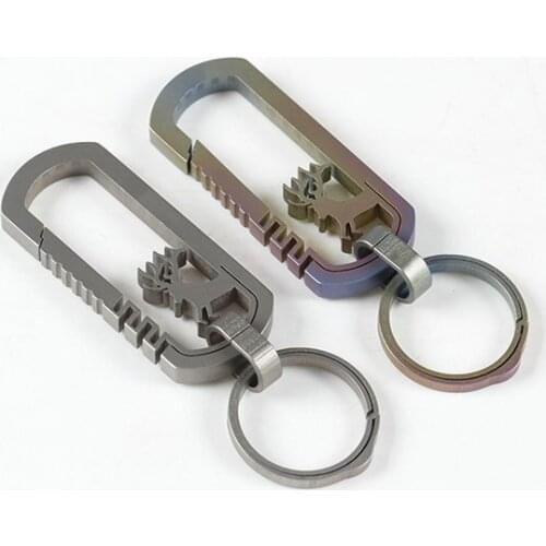 Titanium Alloy TC4 spring key button suit unique strength bridesmaid gifts wedding christmas party favors cinderella party