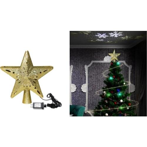 Christmas Decorative Lamp LED Snowflake Projector Lights for Home Kids Room Party