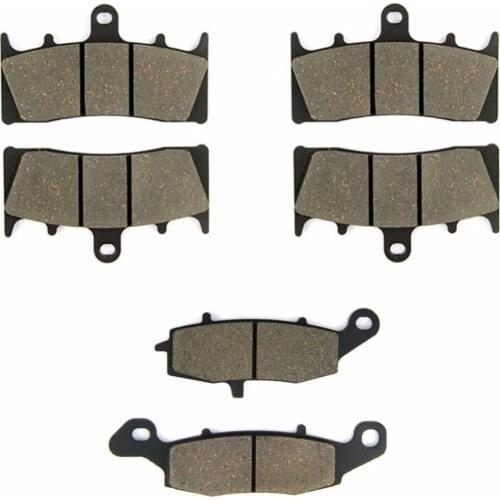 SOMMET Motorcycle Front + Rear Brake Pads Disks for Kawasaki VN 1600 Mean Streak B1 (2004) VN1600 LT188-188-231
