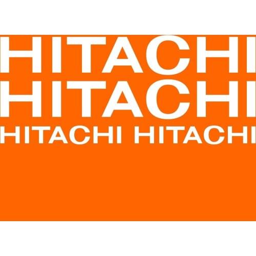 For HITACHI XL aufkleber sticker bagger excavator 4 Sticker Pieces Car Styling