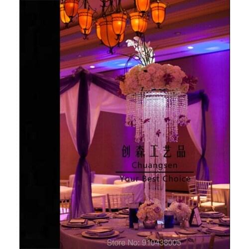 Wedding Centerpiece Table Chandelier Christmas Decoration Party Center Piece Hanging Chandelier DIY Decoration Wedding Supply