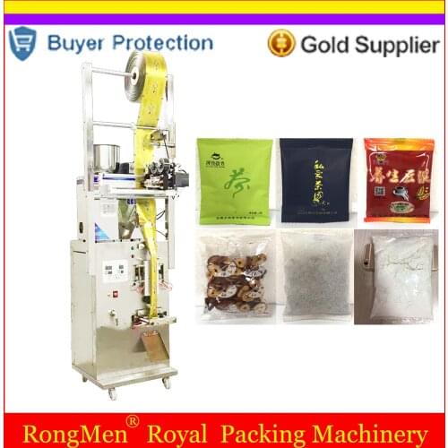 Bags Back Sealing Packing Machine Herb Filling And Weighing Food Tea Leaf Powder Grain Medicine Snacks Pouch Pack Seal Device
