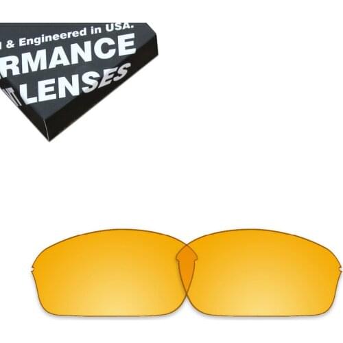 ToughAsNails Replacement Lenses for Oakley Half Wire 2.0 Sunglasses Clear Yellow (Lens Only)