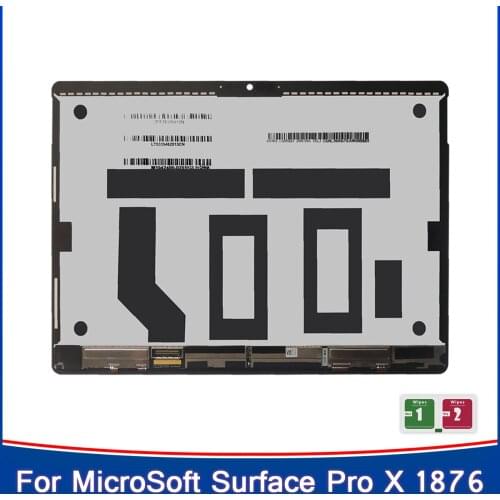 13" LCD Display For Microsoft Surface Pro X 1876 LCD Touch Screen Digitizer Glass Panel Assembly For Surface Pro X LCD M1042400
