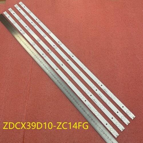 4pcs/set LED bar For CX390M05 DLED40YEKJ ZDCX39D10-ZC14FG-05 303CX390036 10LED(3V) 780mm