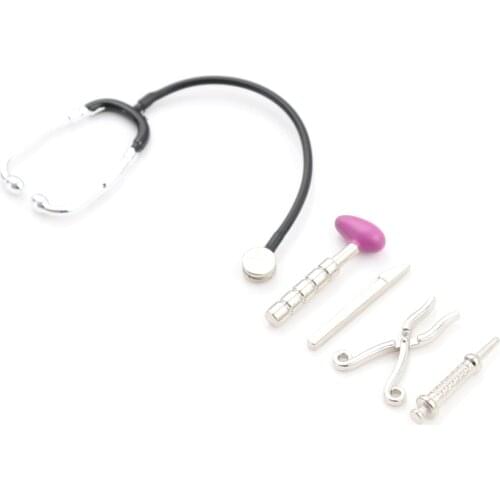 5Pcs/Set Mini Kids Doctor Nurse Medical Plastic Hospital Role Plays Set Baby Kit Puzzle Science Educational Toys Wholesale