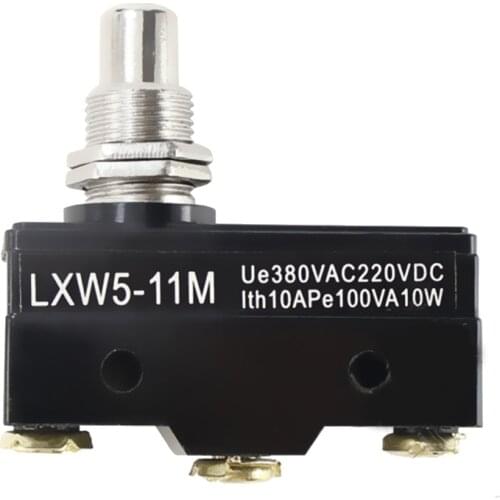AC 380V DC 220V 10A Push Plunger Actuated Momentary Limit Switch LXW5-11M