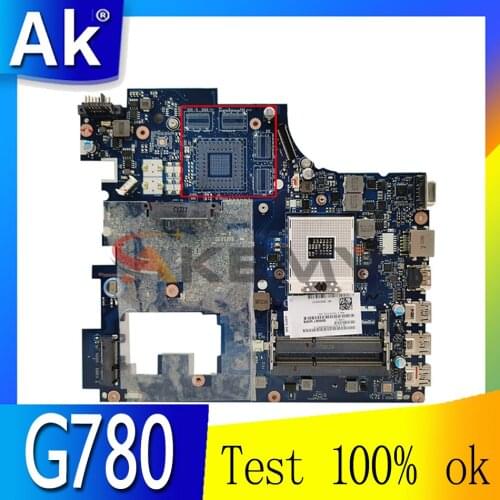 Akemy For Lenovo G780 Laptop Motherboard QIWG7 LA-7983P Mainboard HM76 DDR3 GMA HD Fully Tested