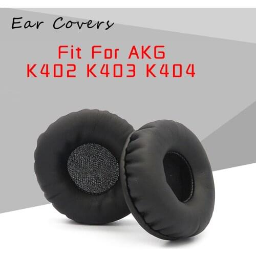 Ear Pads For AKG K402 K403 K404 Headphone Earpads Replacement Headset Ear Pad PU Leather Sponge Foam