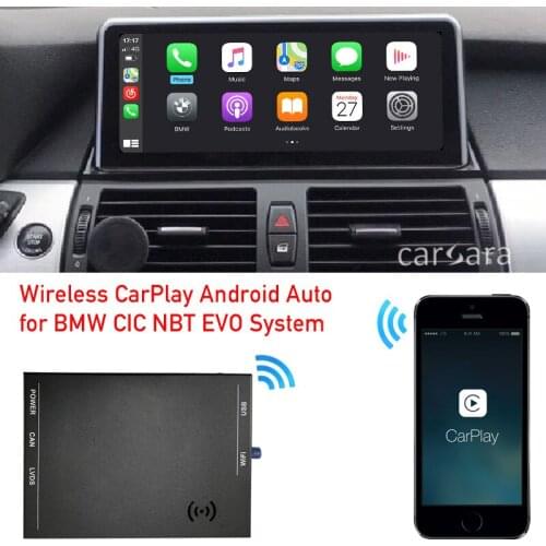 Apple carplay Android Auto MirrorLink Integration decoder bmw X5 M E70 2009-2013 CIC system wireless iphone car play interface