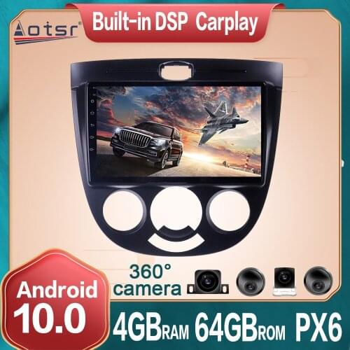 Android 10 Car Multimedia Radio DVD Player 360 Panoramic Camera PX6 4G+64GB Car GPS Navigation DSP Carplay BT for Buick Excelle
