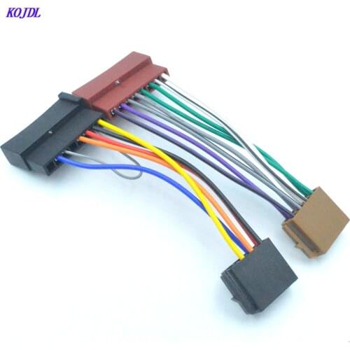Car stereo ISO Radio Wiring Harness Adaptor connector For FORD For JAGUAR LINCOLN MERCURY CD audio wire cable NEW KOJDL