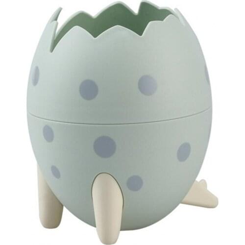 Pen Holder Space-saving Multi-functional Plastic Dinosaur Egg Pencil Stationery Storage Box School Home Office Storage Organizer