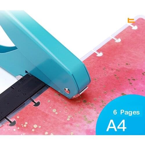 Mushroom Hole Notebook Puncher Scrapbooking Hole Puncher Manual Book Loose-leaf Manual Punching Machine Paper Hole Puncher
