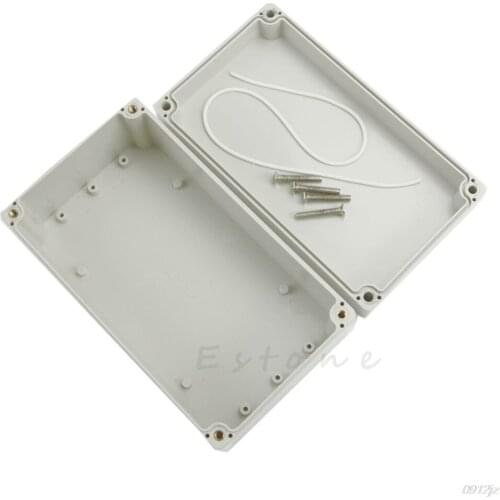 Hot Waterproof Plastic Electronic Project Enclosure Cover CASE Box 158x90x60mm New Drop ship HOmeful