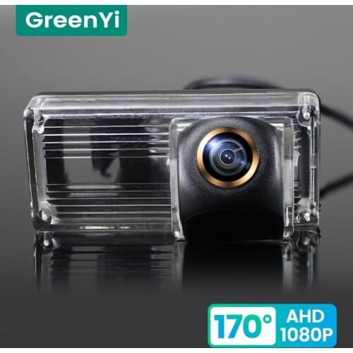 GreenYi 170° HD 1080P Car Rear View Camera for Toyota Land Cruiser LC 100 120 200 Prado Night Vision Reverse Reversing 4 Pin AHD