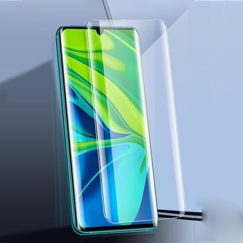 JGKK Full Glue Cover UV Tempered Glass for Xiaomi Note 10 Pro Note10 Lite 3D Curved Screen Protector for Mi Note 10 Lite 10 Pro