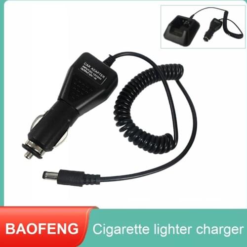 Car Cigarette Lighter Charger for Baofeng Walkie Talkie UV-5R UV-82 UV9R VHF UHF Ham CB Radio Station BAOFENG Accessories
