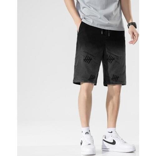 Men Summer Short Designer Shorts Black Streetwear Of Fashion Plaid Printing Shorts Summer Casual Loose Plus Size -40