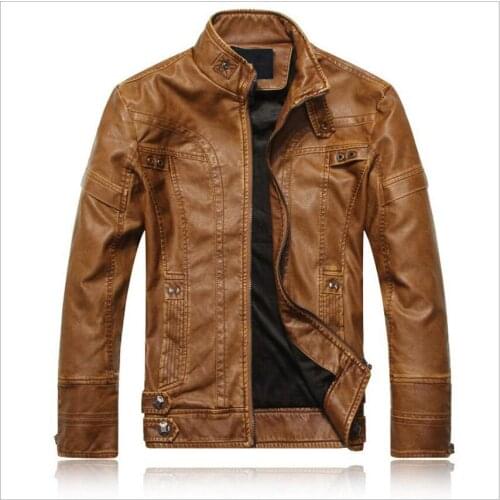 2020 New arrive brand motorcycle leather jacket men, mens leather jacket jaqueta de couro masculina,mens leather jackets coats