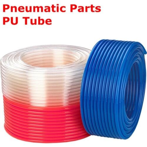 1 meter Pneumatic pats PU tube 8*5 mm 4*2.5 mm 6*4 mm 10*6.5 mm 12*8 air pipe Air compressor hose