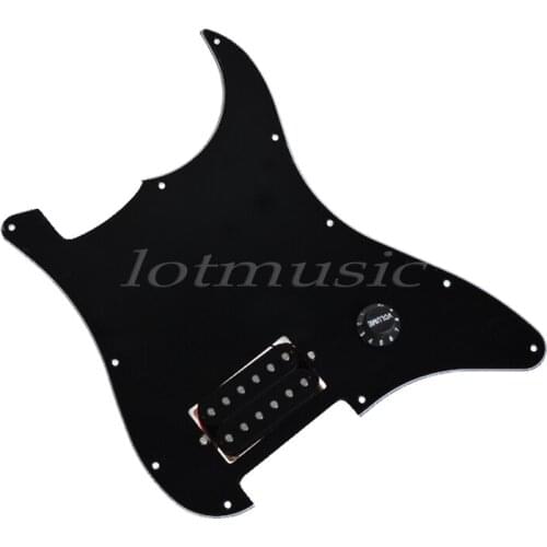 Guitar Prewired Loaded Pickguard Scratch Plate For Electric Guitar Parts Replacement One Humbucker 3Ply Material Pearl