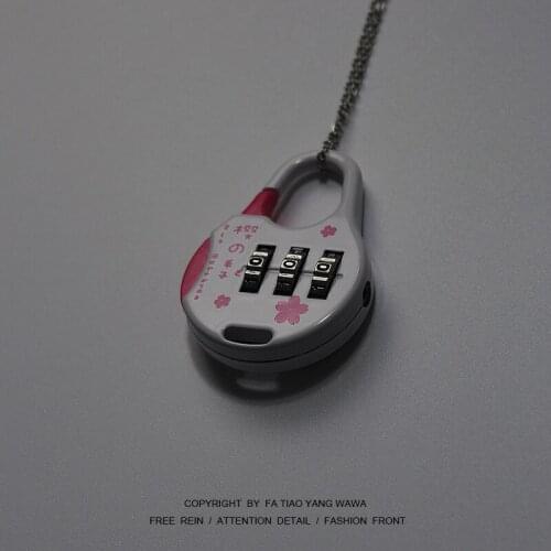 Bored of locking things around! Combination lock necklace