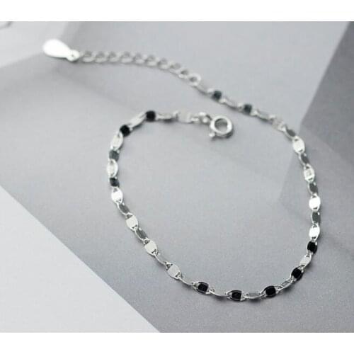 3mm Thin 100% Real. 925 Sterling Silver Fine Jewelry Pig snout Noes chain Bracelet Charms GTLS948