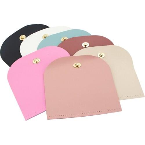 Twist lock 7 color PU leather bag cover Lid 20*18.3CM Handmade cloth art DIY accessories Gold/bronze bag lock