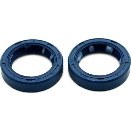 1 Pair Blue Rubber Oil Seals Rotary Shaft 32mmx22mmx7mm Waterproof Dustproof Leakproof Metric Oil Seal