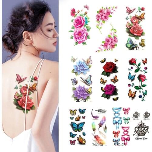 1PCS Waterproof Temporary Tattoo Stickers Body Art Full Arm Large Size Tattoo Sleeve Fake Tattoo Flash Tattoos for Men Women