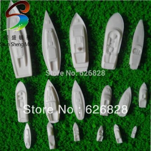 10set scale 1/1000--1/50 Model White Color Ship Landscape Scenery Model for layout design