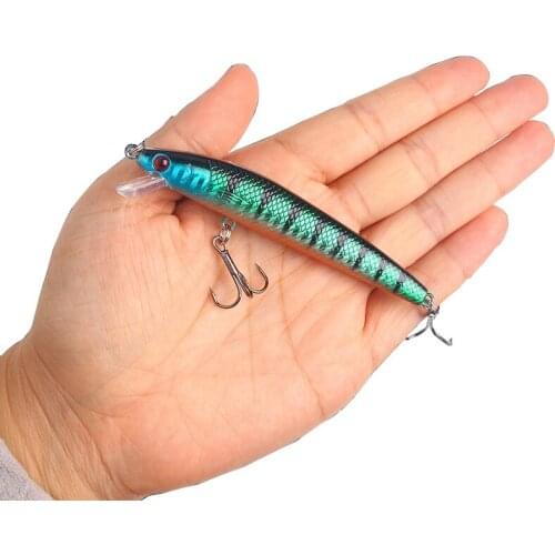10cm 7g Floating Bionic Minnow Lure Multi-Colors Artificial Hard Bait Fishing Bait Topwater Carp Sea Fishing Wobblers Minnow
