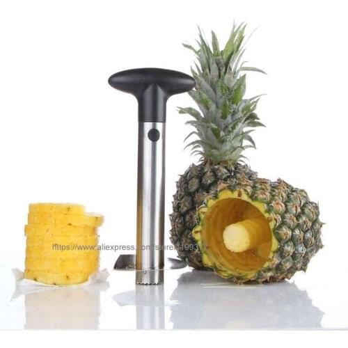 200pcs NEW Fruit Pineapple Corer Slicer Peeler Cutter Parer Knife Stainless Steel Kitchen Tool Tools