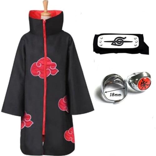 Anime 2021 Mingyue Uchiha Municipal Shuriken Forehead Band Accessories Set Cosplay Halloween Christmas Party Costume Cloak