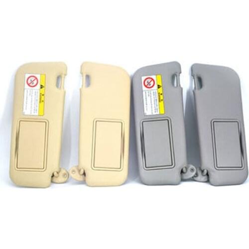 Car Sun Visor Makeup Mirror For Toyota Corolla Levin 2014-2018 Windscreen Sun Visor Auto Accessories Gray 2015 2016 2017