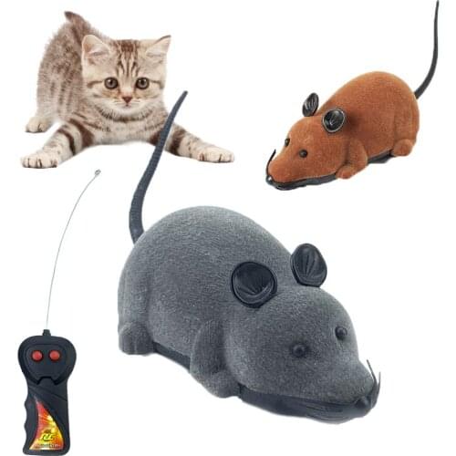Wireless Remote Mouse Toy Cat Interactive Toy For Cat Toy Mouse Puppy Kitten Pets Kids Children Novelty Gift Cat Teaser Products