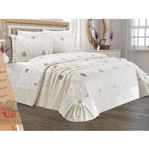 Çeyizdiyarı French Laced Drop Pique Pack Cream