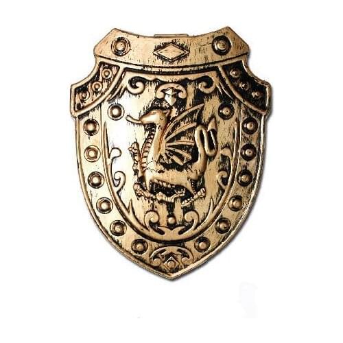 The simulation prop Roman Soldiers Shield Ancient European Pirates Knight Play Props The Simulation Of Metal Unisex