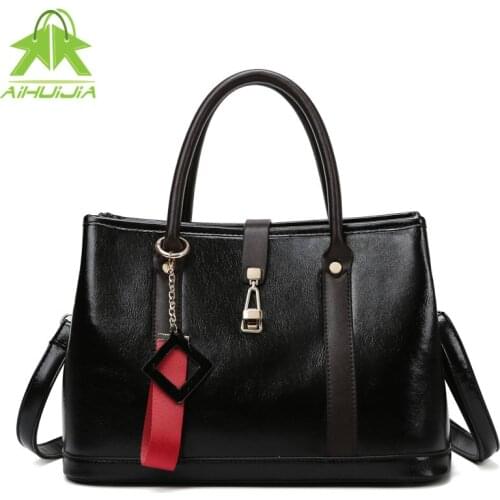 Fashion Retro High Capacity Womens Shoulder Bags All-match Messenger Bag 2021 New High Quality Pu Leather Women Travel Handbag